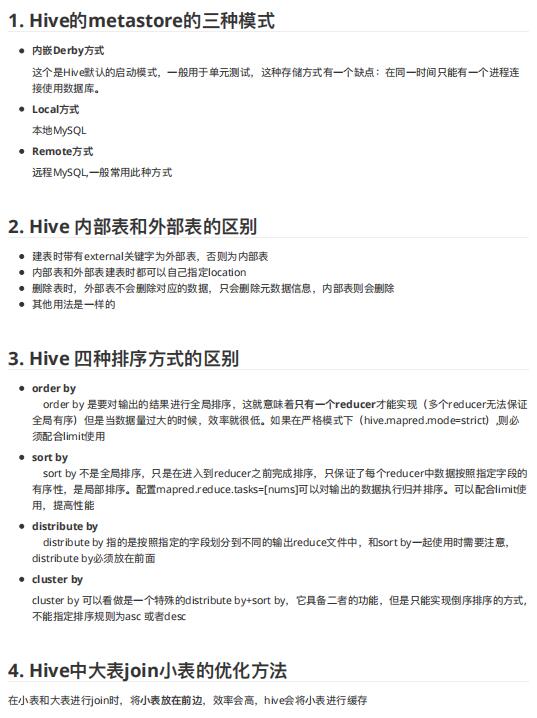 Apache Hive面试题 PDF 下载 图1