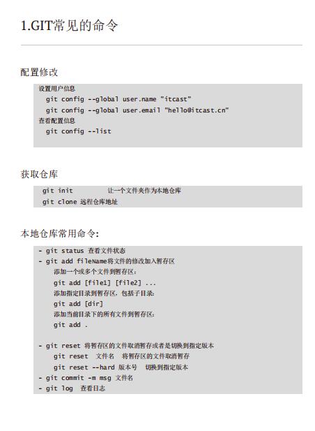 2024最新Git命令总结 PDF 下载  图1