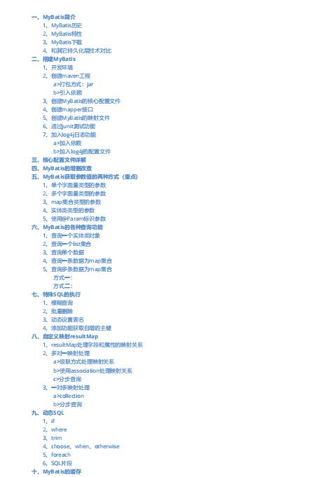 MyBatis技术文档 PDF 下载 图1