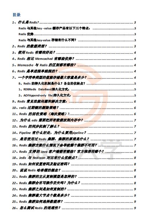 Redis，快看看这40道面试题 PDF 下载 图1