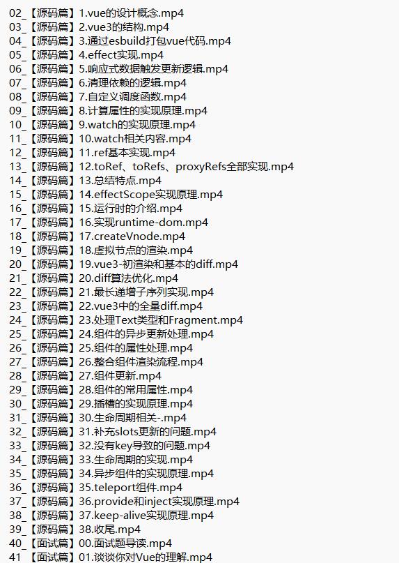 Vue3高级课程 视频教程 下载 图1