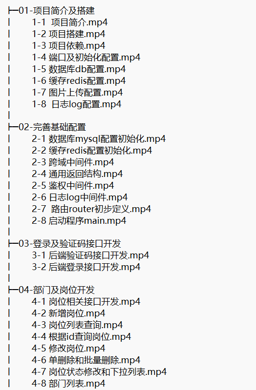 Go+Vue通用后台管理项目实战 视频教程 下载 图1